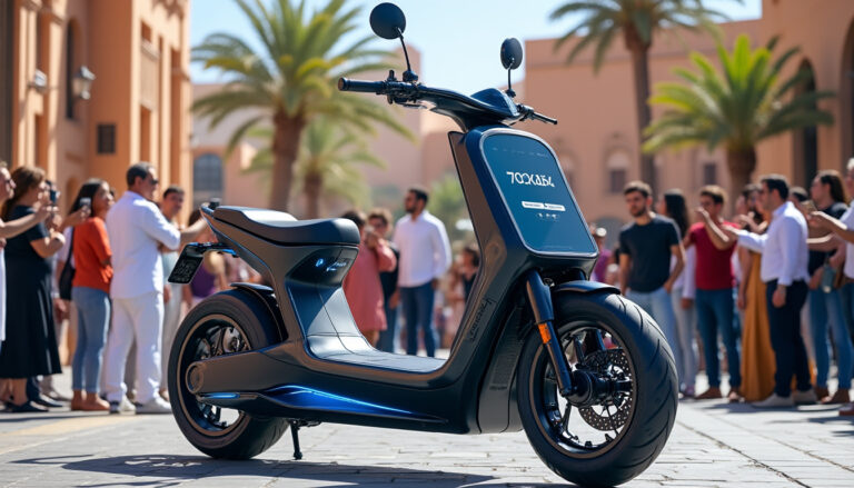 Tunisie : lancement d&rsquo;un innovant scooter électrique intelligent