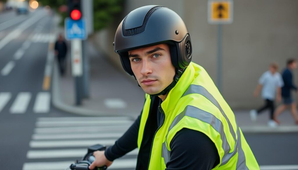 découvrez comment bien choisir votre casque et votre gilet pour assurer votre sécurité en trottinette et rouler protégé en toute confiance.